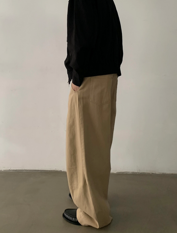 コットンツイルワイドカーブパンツ N5968