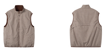 リバーシブルスタンドカラーベスト N5990