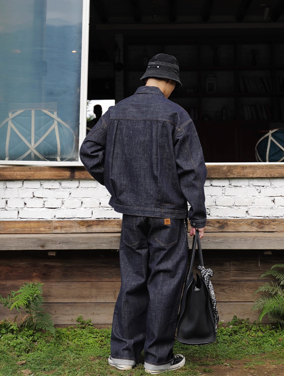 16ozスラブデニム・ワイドストレート N5999