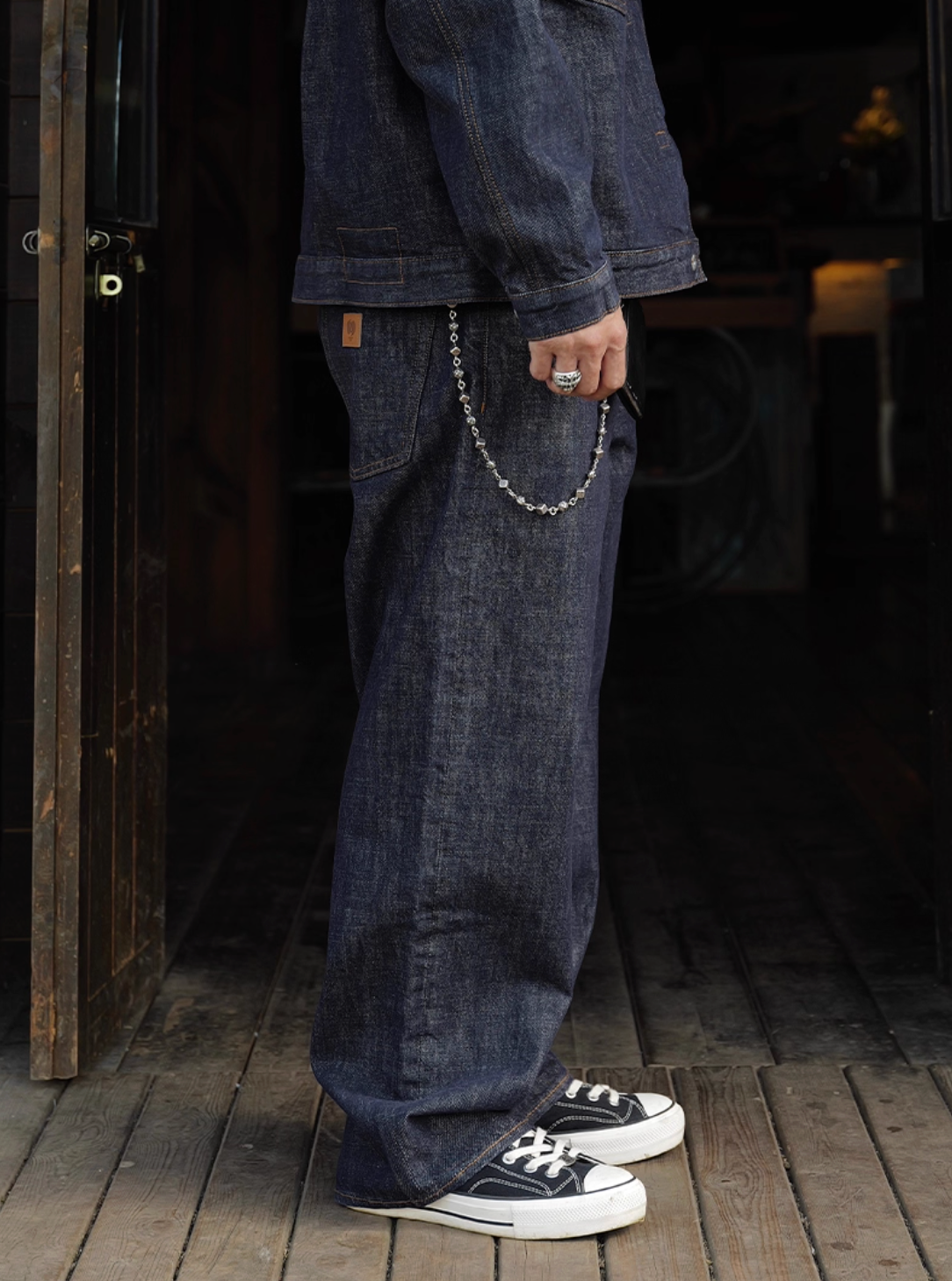 16ozスラブデニム・ワイドストレート N5999