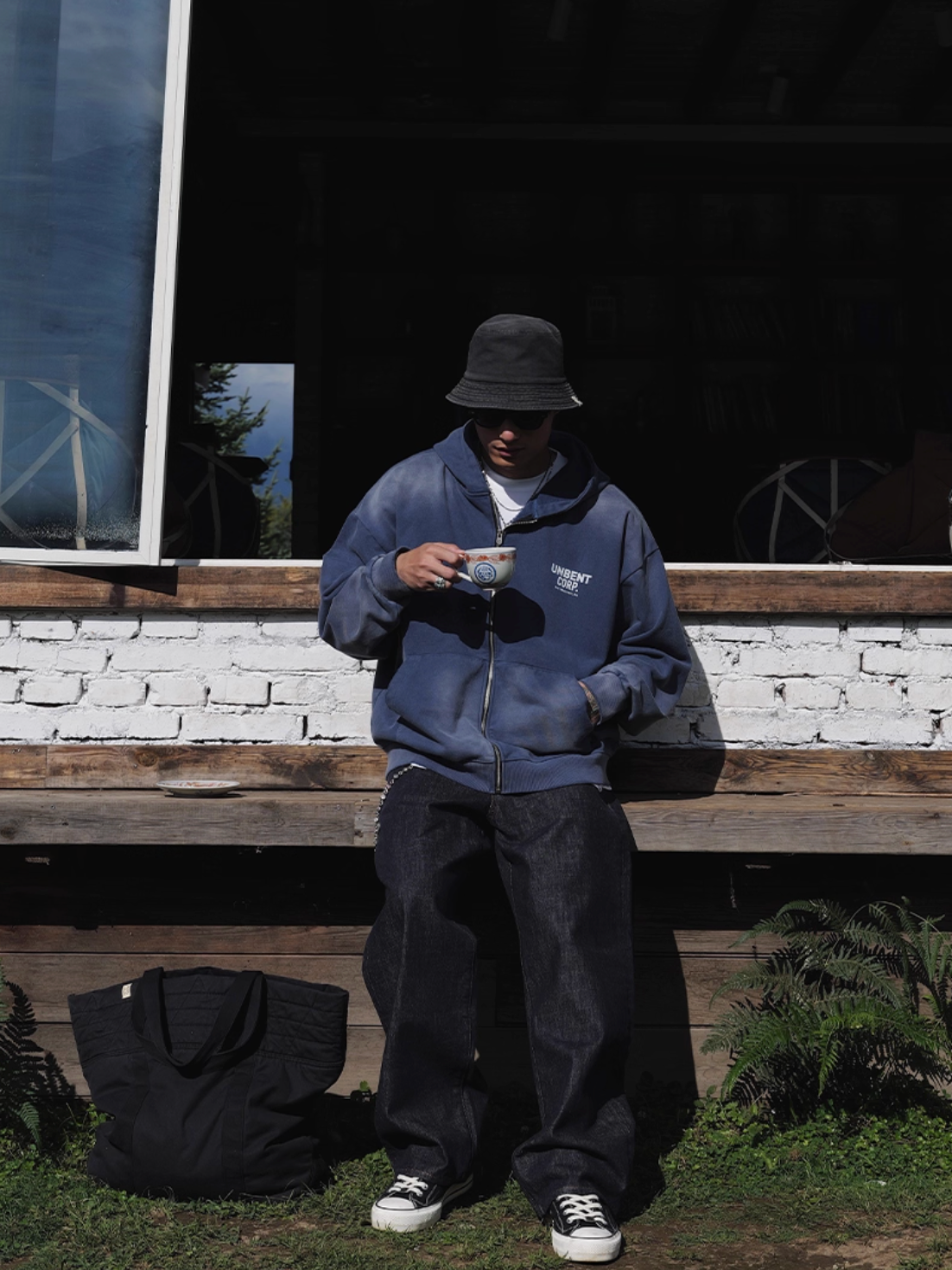 16ozスラブデニム・ワイドストレート N5999