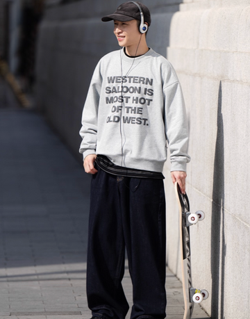 420G裏起毛・発泡プリント・タイポスウェット N6072 420G裏起毛・発泡プリント・タイポスウェット N6072