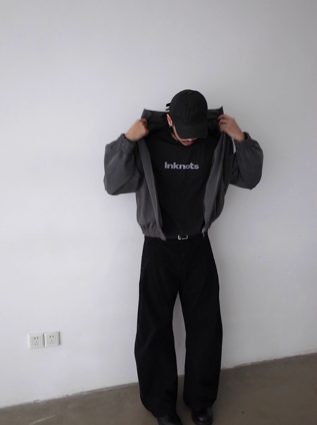 “デコンストラクション”・スタンドカラージャケット　N6077