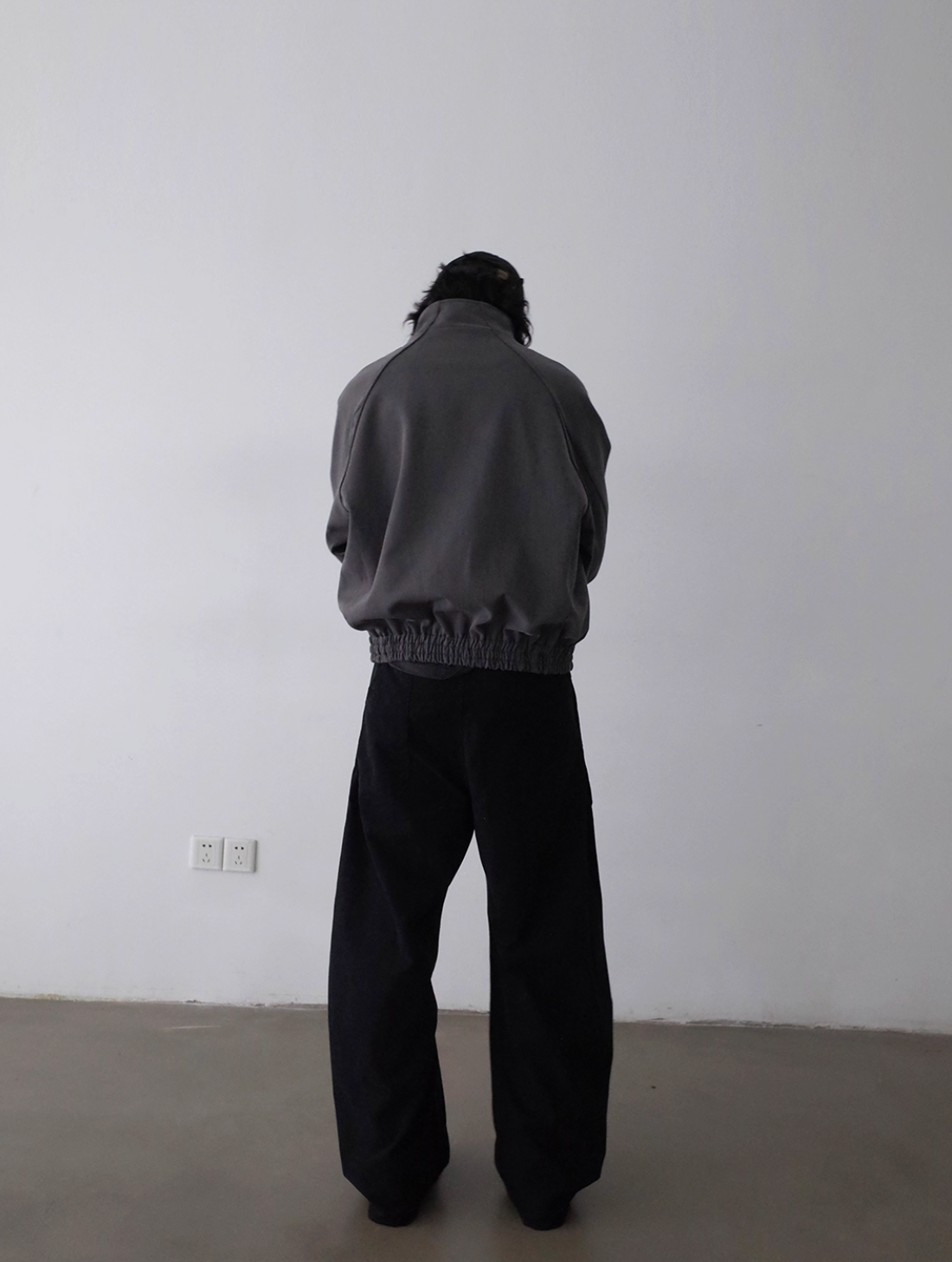 “デコンストラクション”・スタンドカラージャケット　N6077