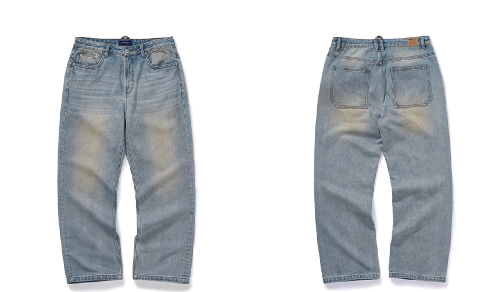 エイジドウォッシュ / 11.2oz ストレートデニム N6132