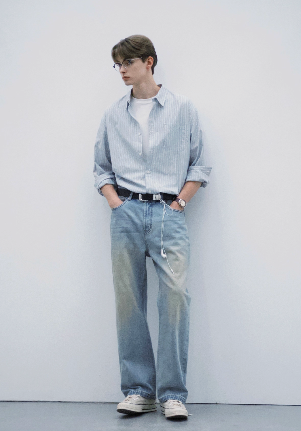 エイジドウォッシュ / 11.2oz ストレートデニム N6132