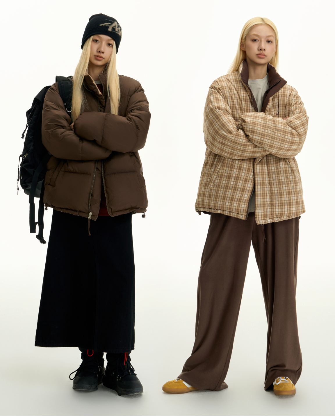 リバーシブル中綿スタンドカラージャケット N6162