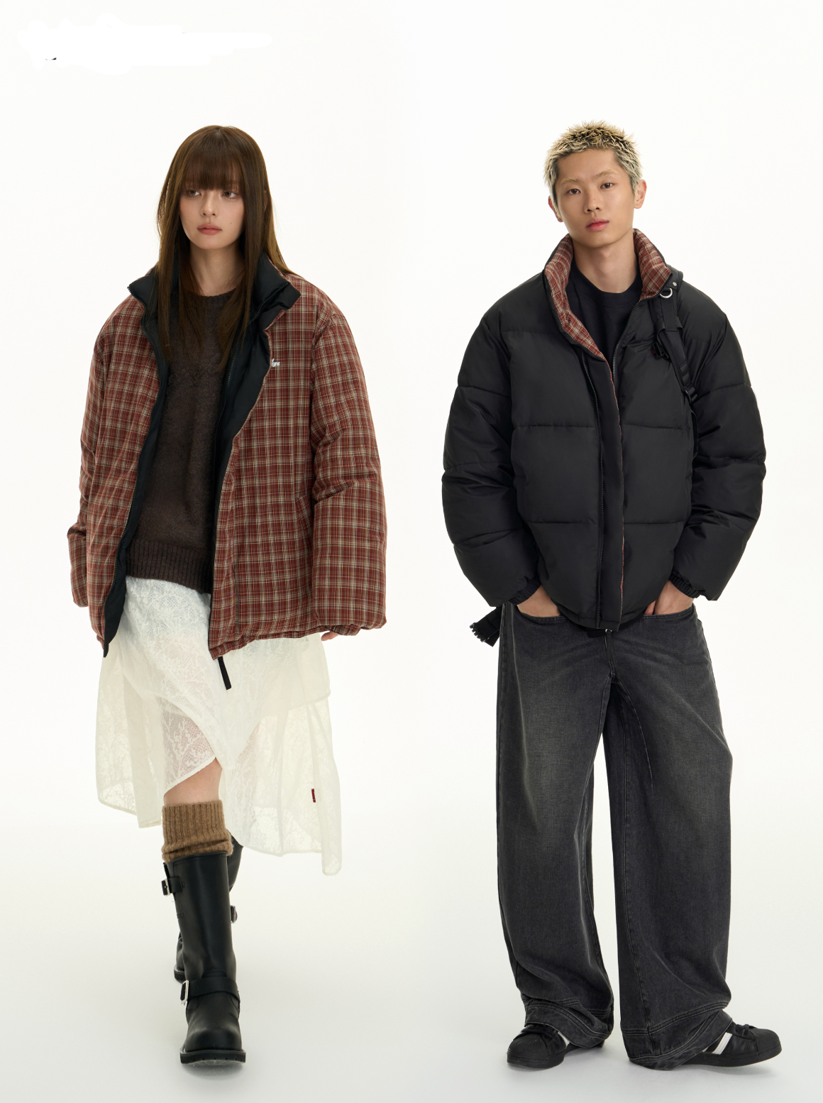 リバーシブル中綿スタンドカラージャケット N6162