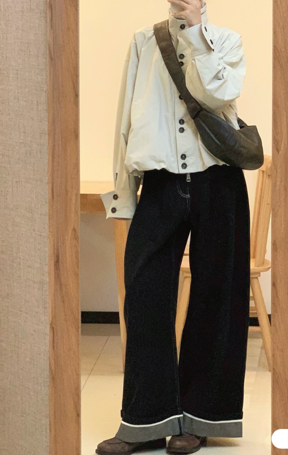 フレンチシック・ワイドデニム N6169