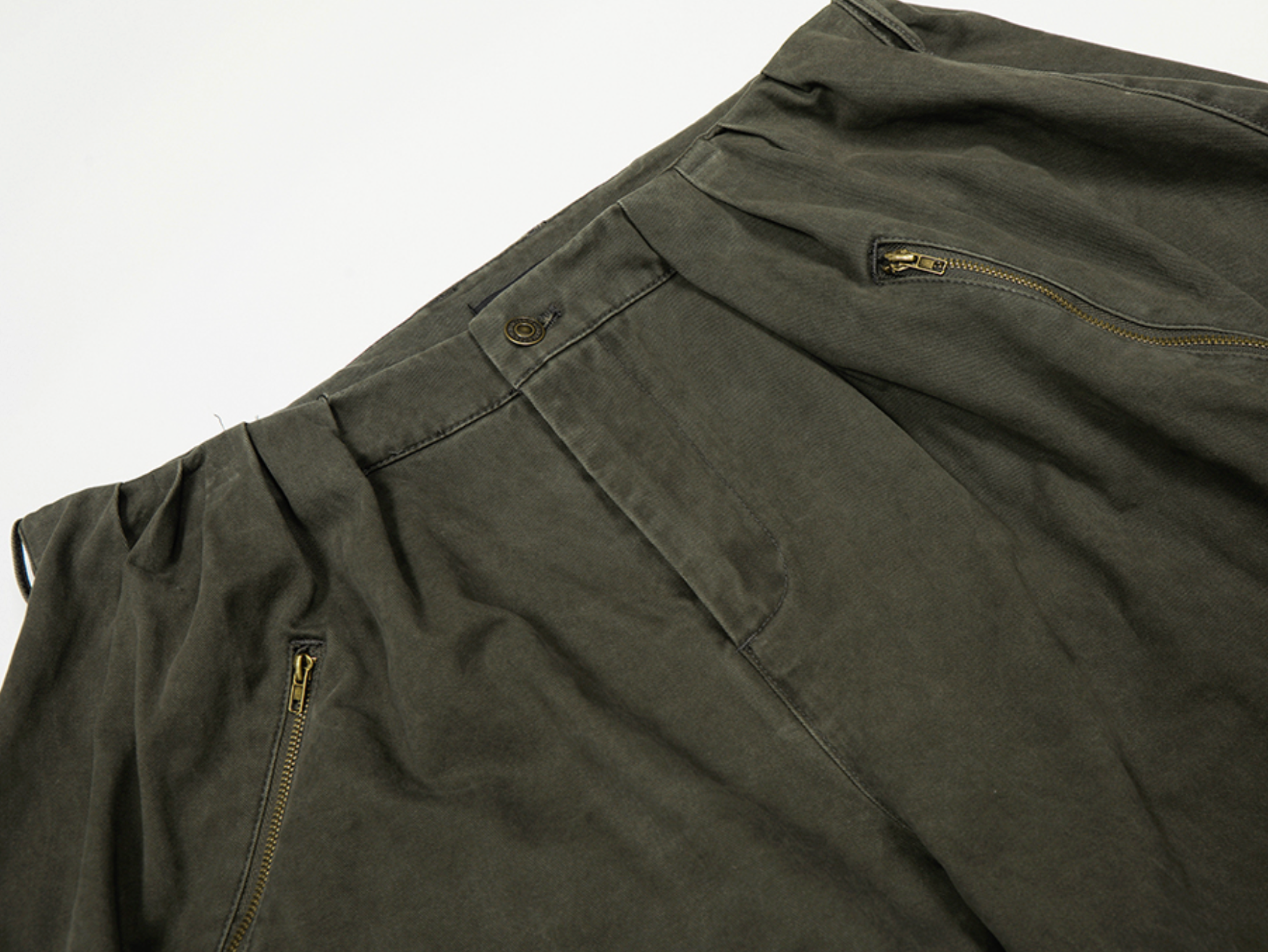 カーブドワイド 多ポケットウォッシュドカーゴ N6138