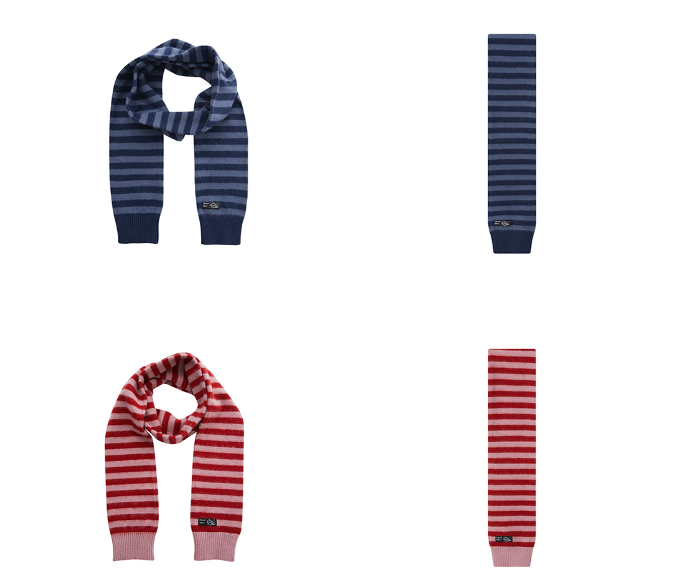 マルチウェイ・ストライプニットスカーフ N6172