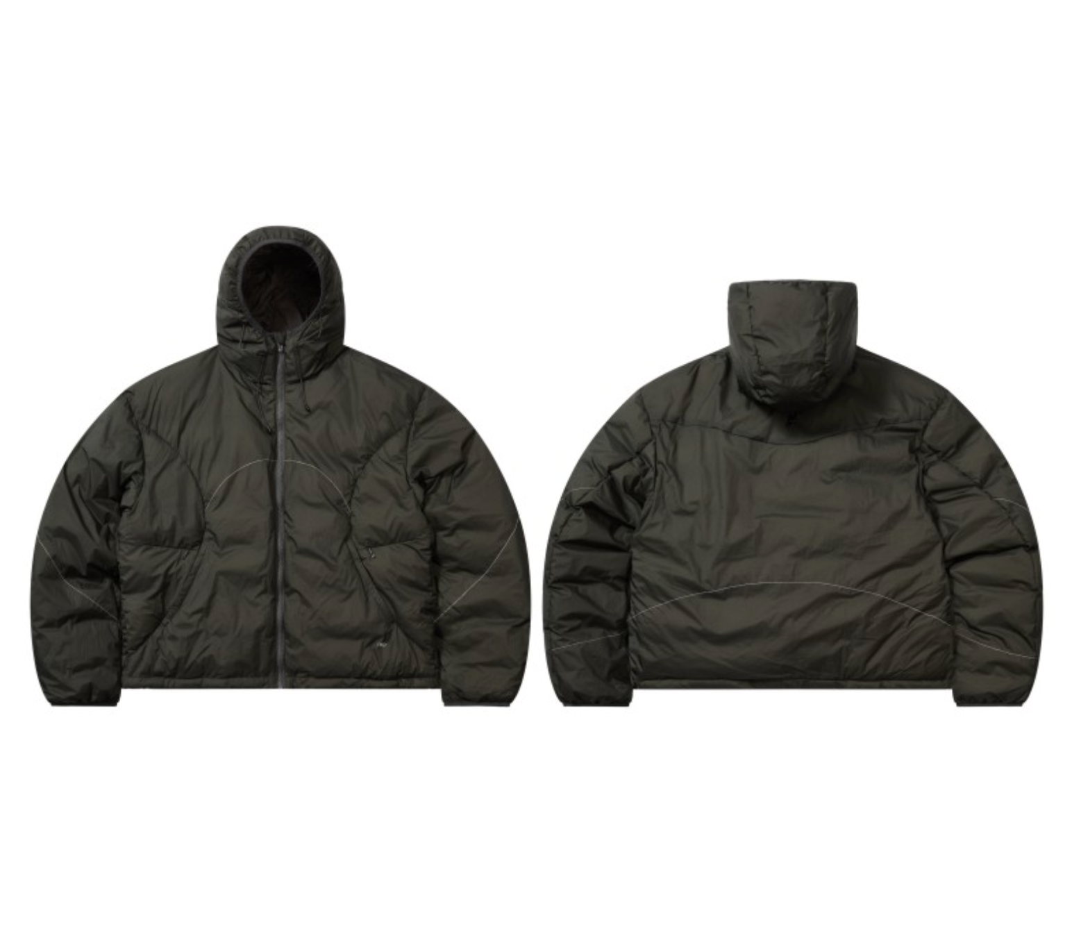 SORONA®中綿・リフレクティブステッチ・コクーンジャケット　N6184