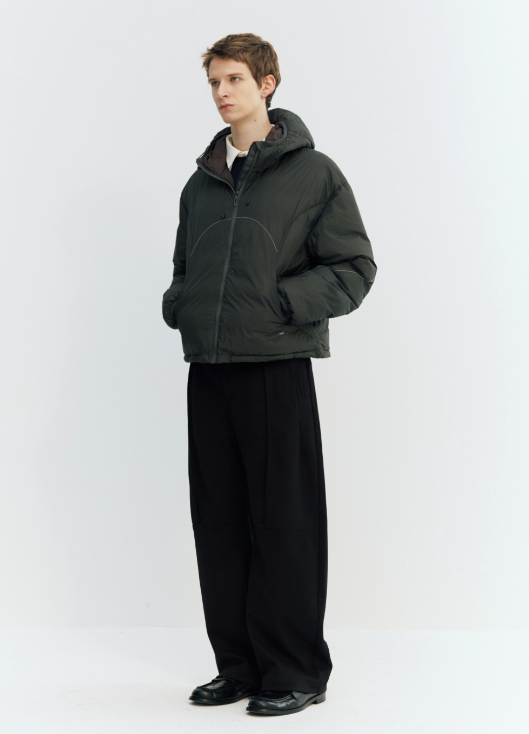 SORONA®中綿・リフレクティブステッチ・コクーンジャケット　N6184