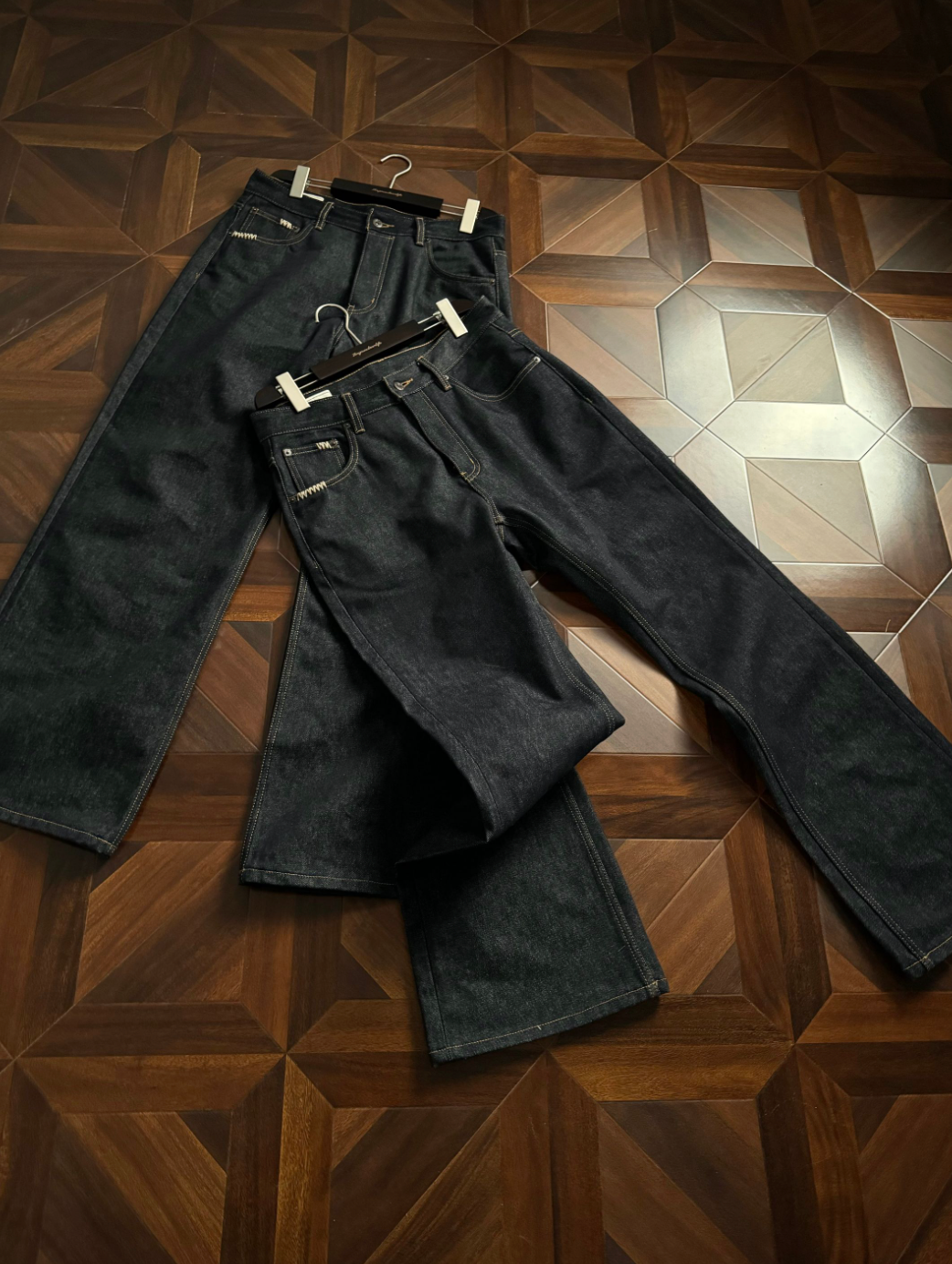 13.5ozリジッド・微フレア・ハンドステッチデニム N6204