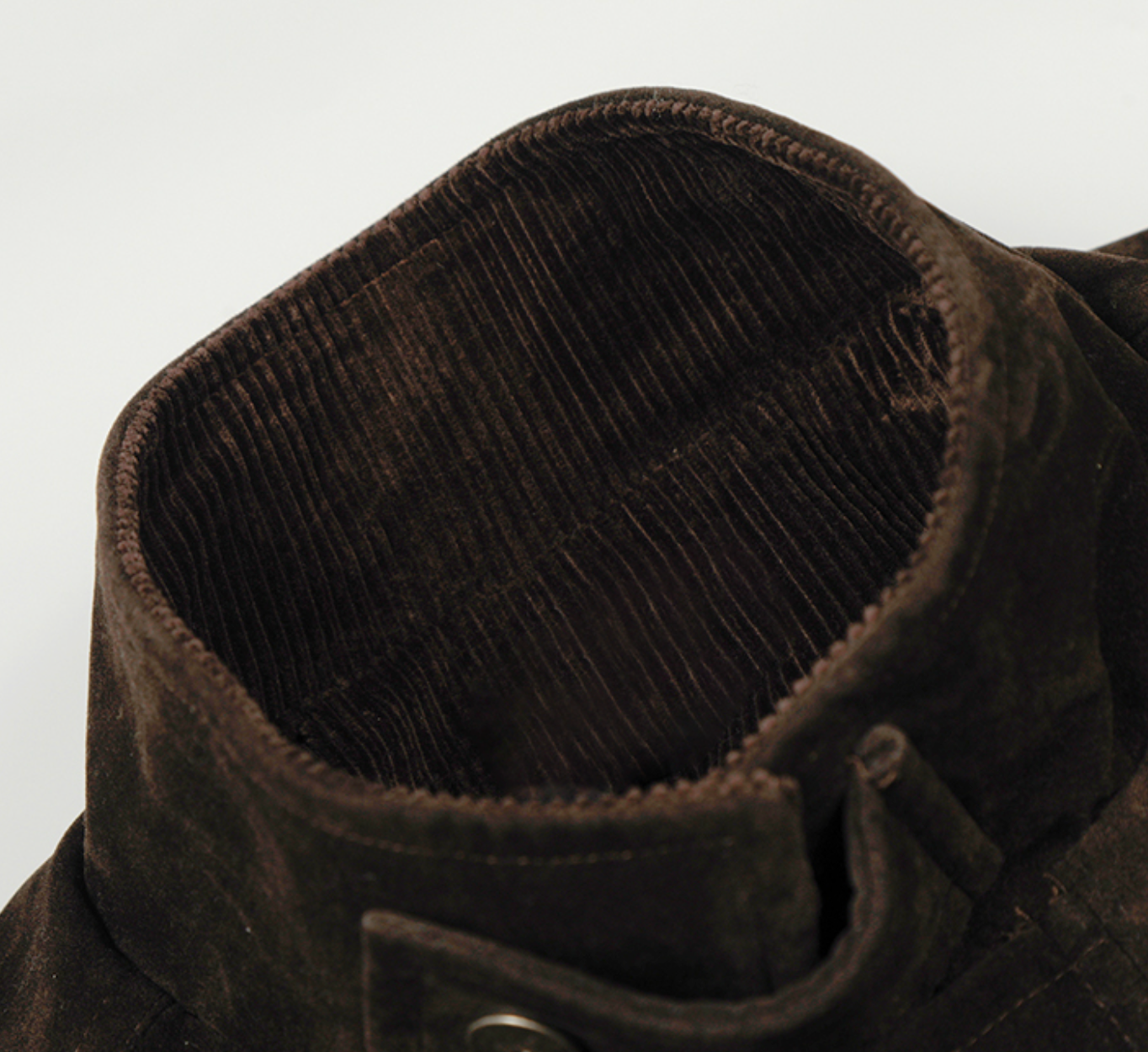 メラード調スエード スタンドカラーボクシージャケット N6297