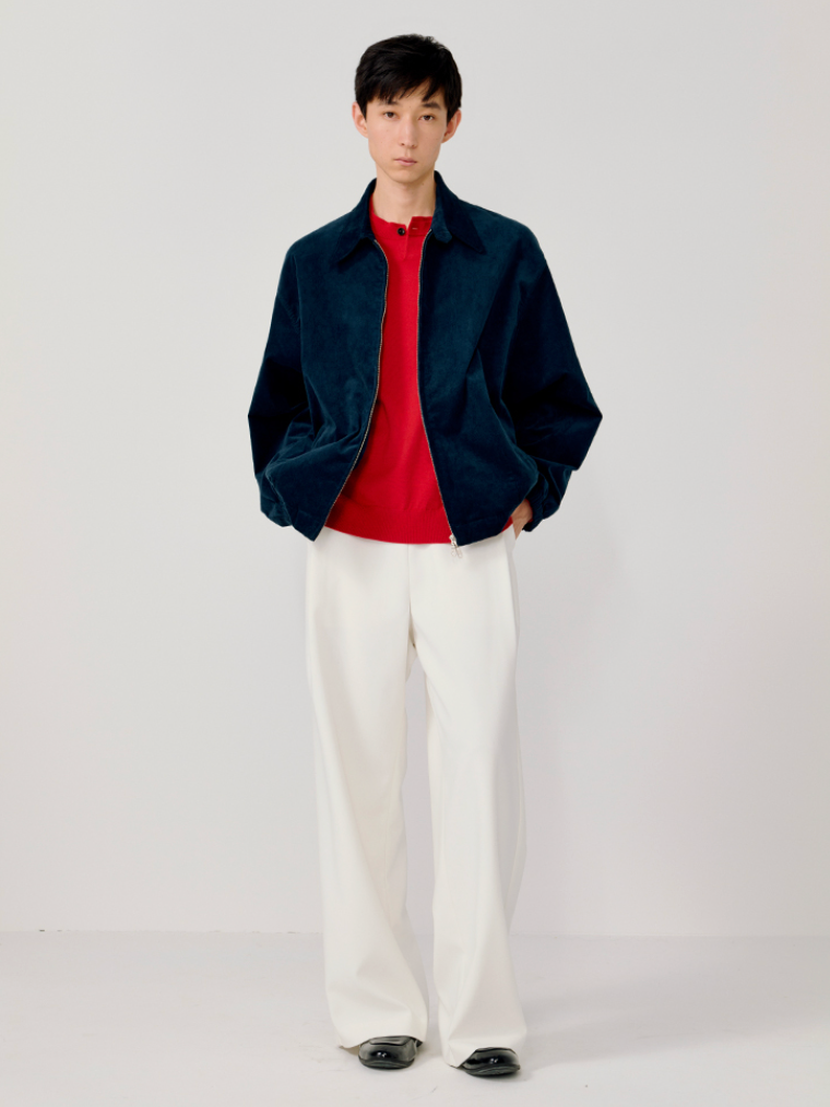 90sウォッシュコーデュロイ バックル襟ワークジャケット　N6313