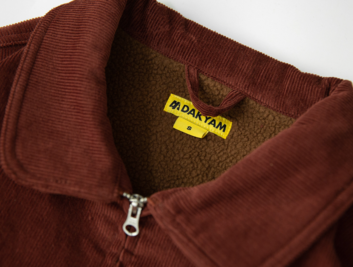 コーデュロイ×ボア 中綿ウォームジャケット　N6325