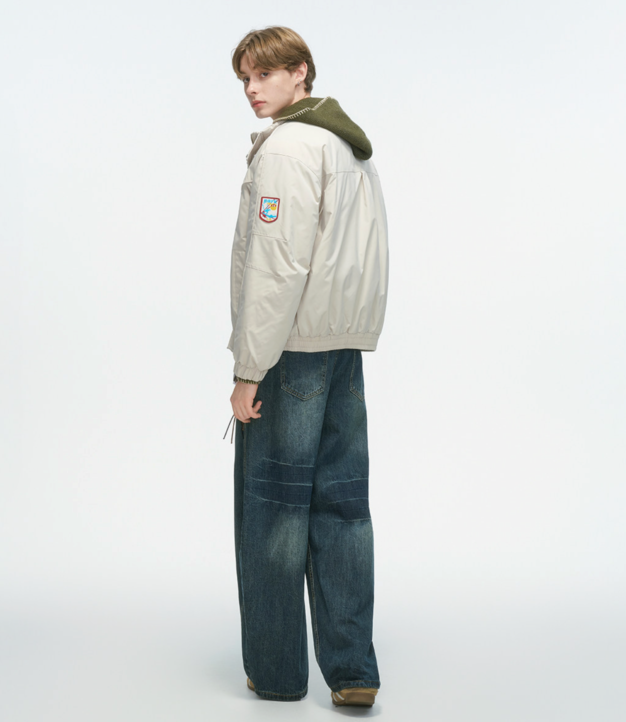 レーシングワッペン 中綿スタンドカラージャケット N6331