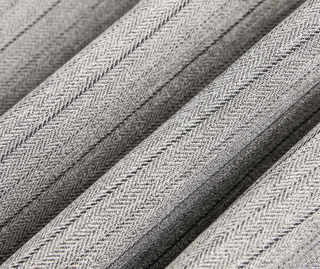 オールドマネーストライプボクシージップジャケット N6336