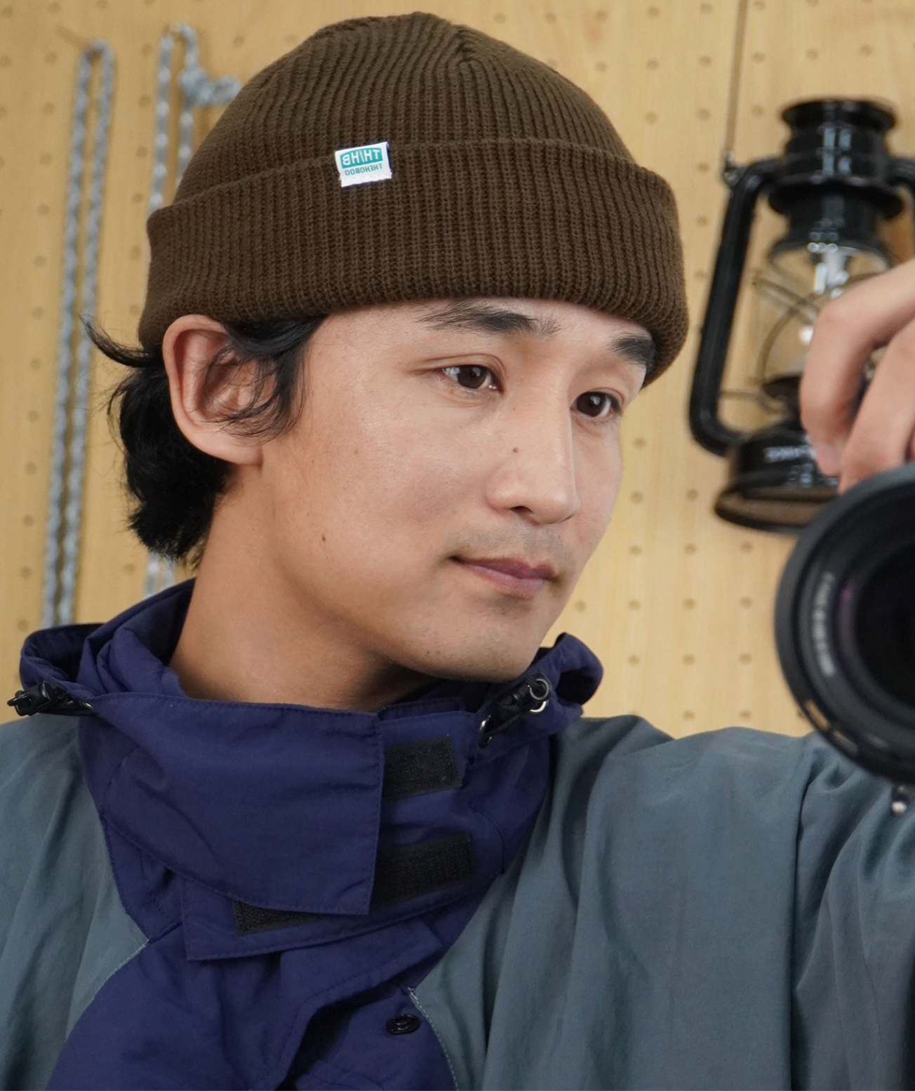 レターロゴ ニットワッチキャップ N6358