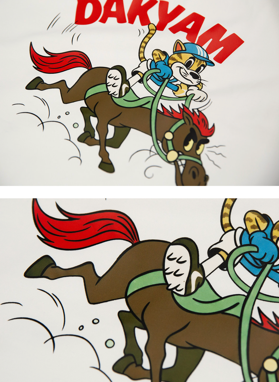 レーシングファンタジー プリント ロングスリーブT　N6380