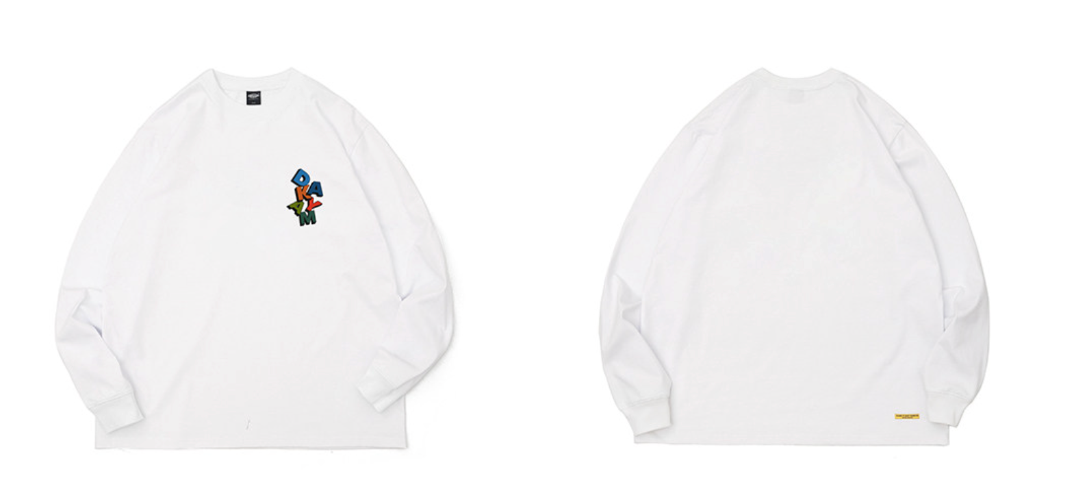 キューブロゴ プリント ヘビーウェイト ロングT　N6381