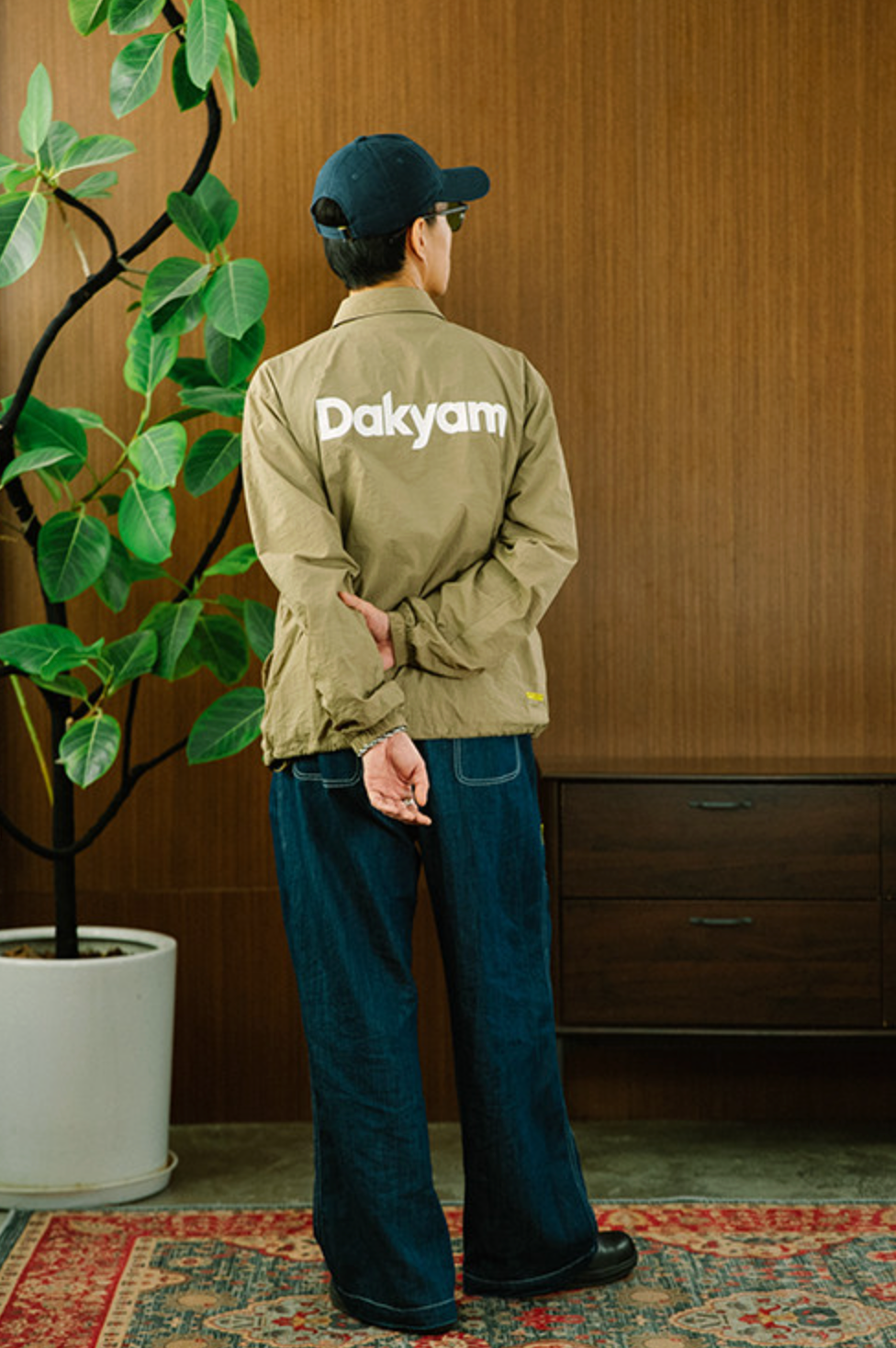 シワ加工 ライトウェイト ロゴコーチジャケット　N6383