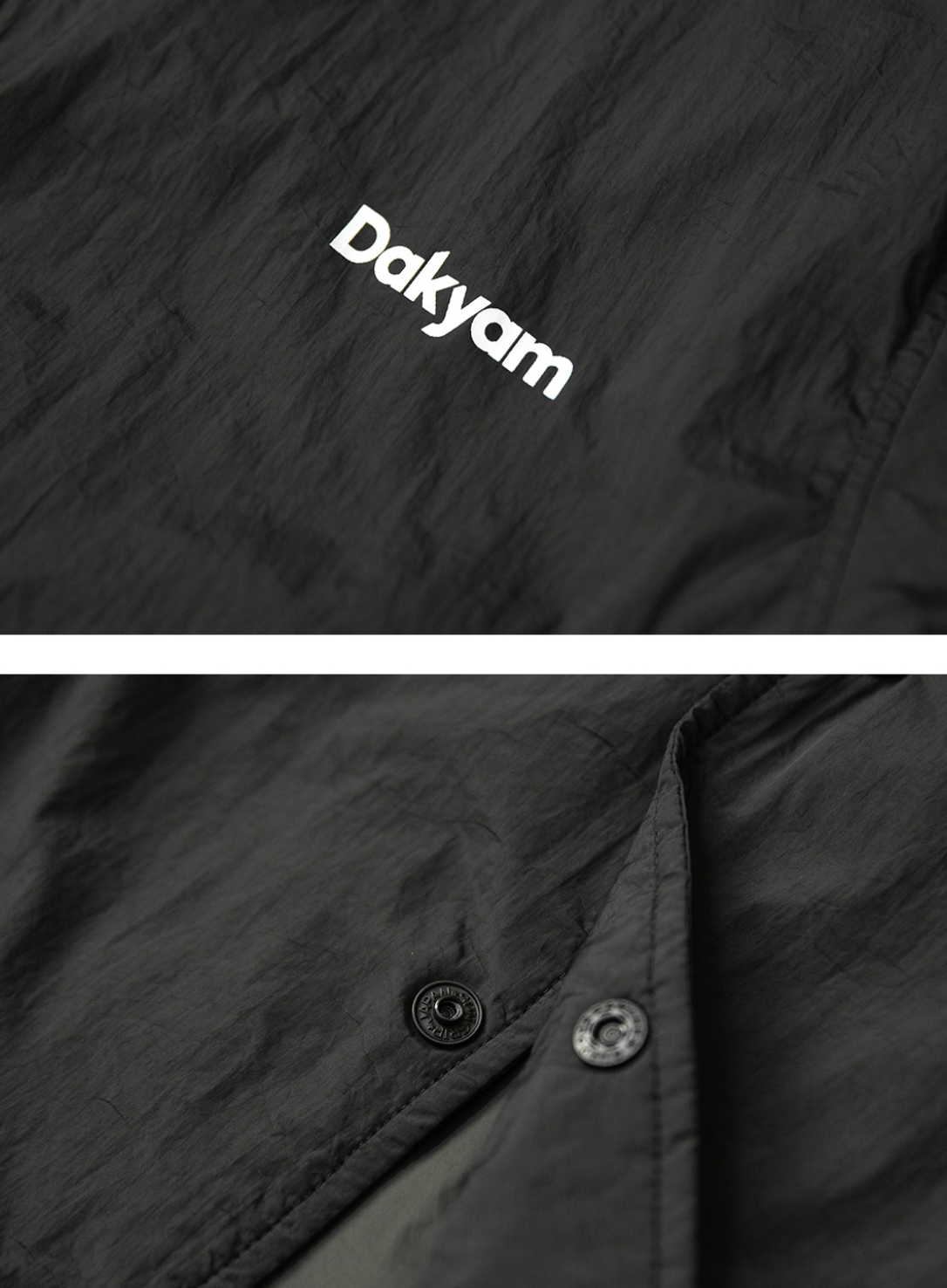 シワ加工 ライトウェイト ロゴコーチジャケット　N6383