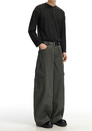 Vintage Stone  06AW カーゴパンツ ヴィンテージワーク カーブレッグ カーゴパンツ N6484