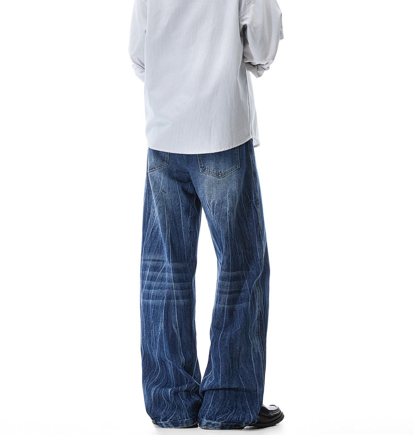 クリーンフィット ライトニングウォッシュデニム　N6505