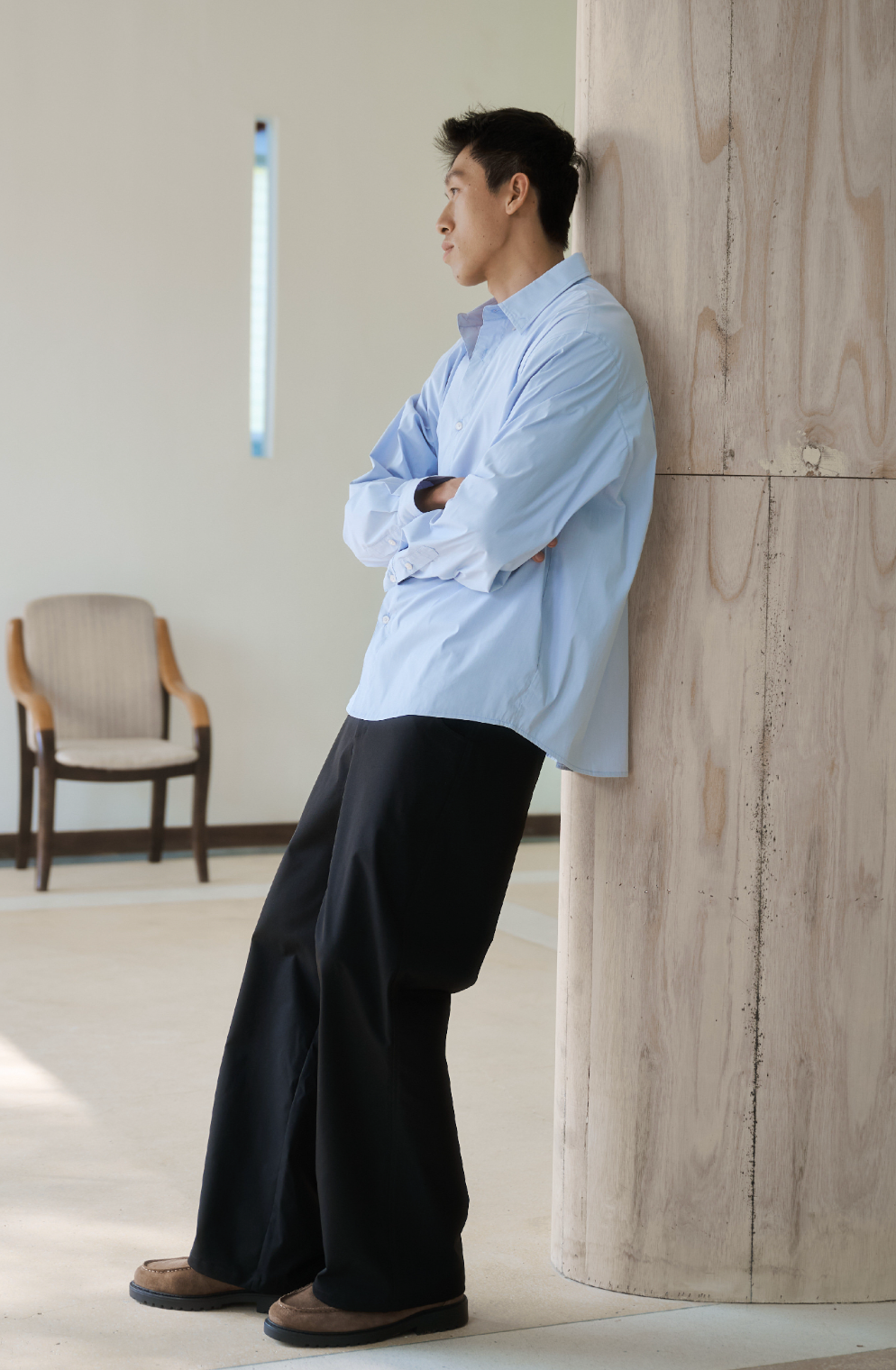 【機能性ウェア】SOERTEXシワ防止 ストレートチノパンツN6522