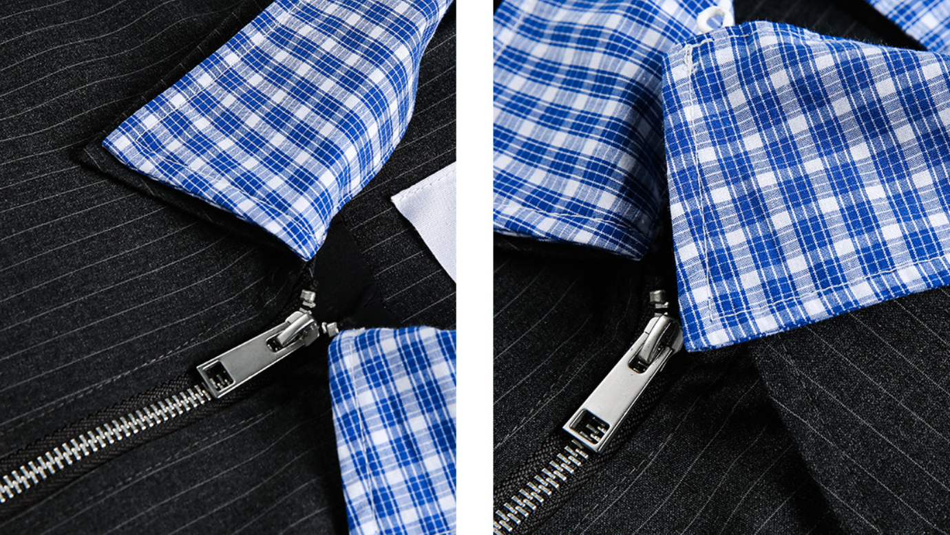 パッチワーク バーン風 クリーンフィットジャケット　N6548