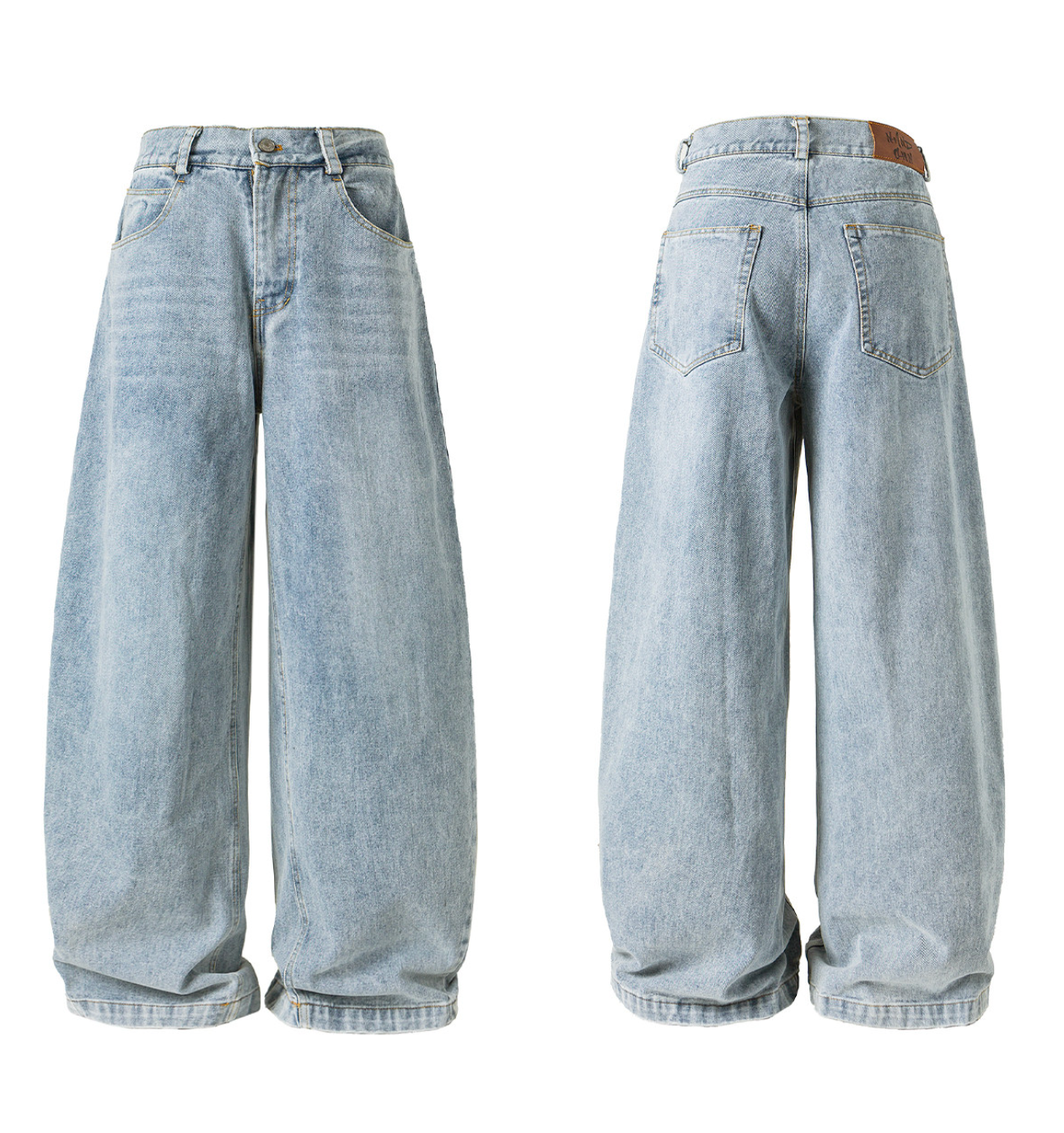 ヴィンテージドレープ カーブワイドデニム N6549