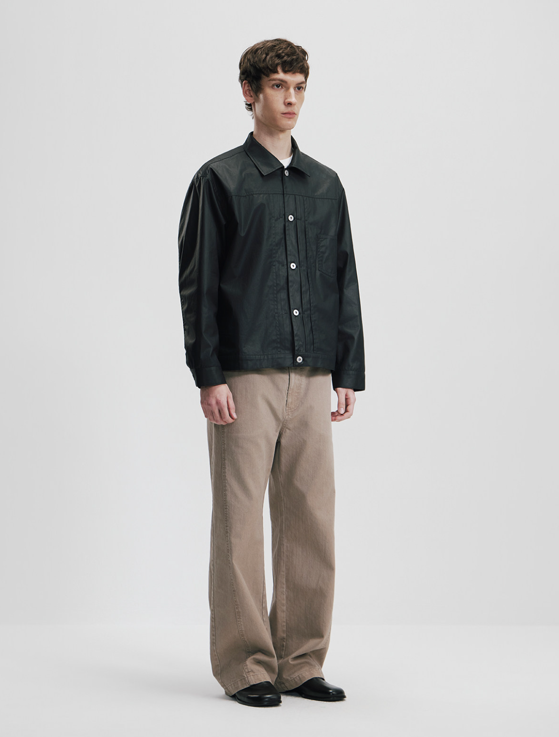 ワックスドTYPE1 スーピマコットンジャケット N6565