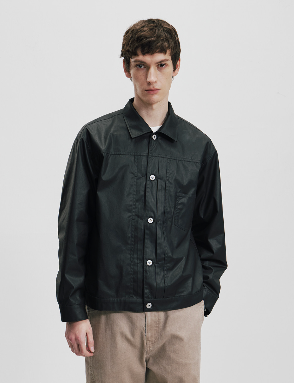 ワックスドTYPE1 スーピマコットンジャケット N6565