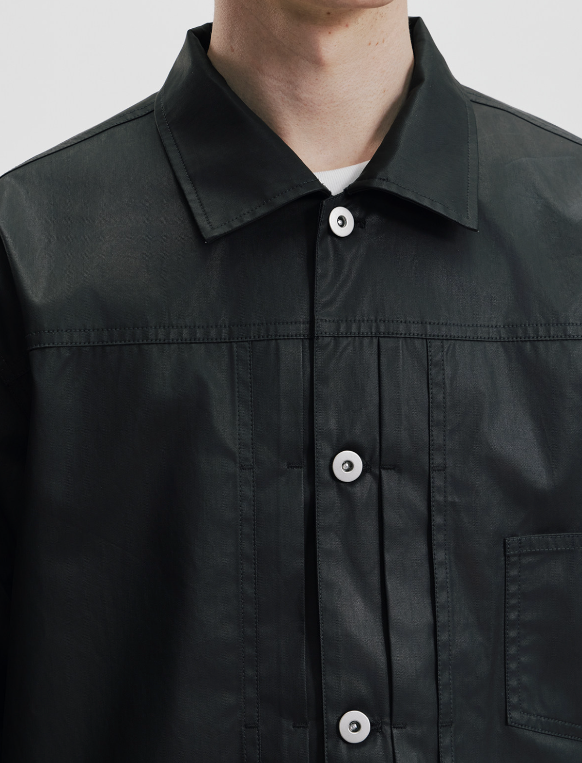 ワックスドTYPE1 スーピマコットンジャケット N6565