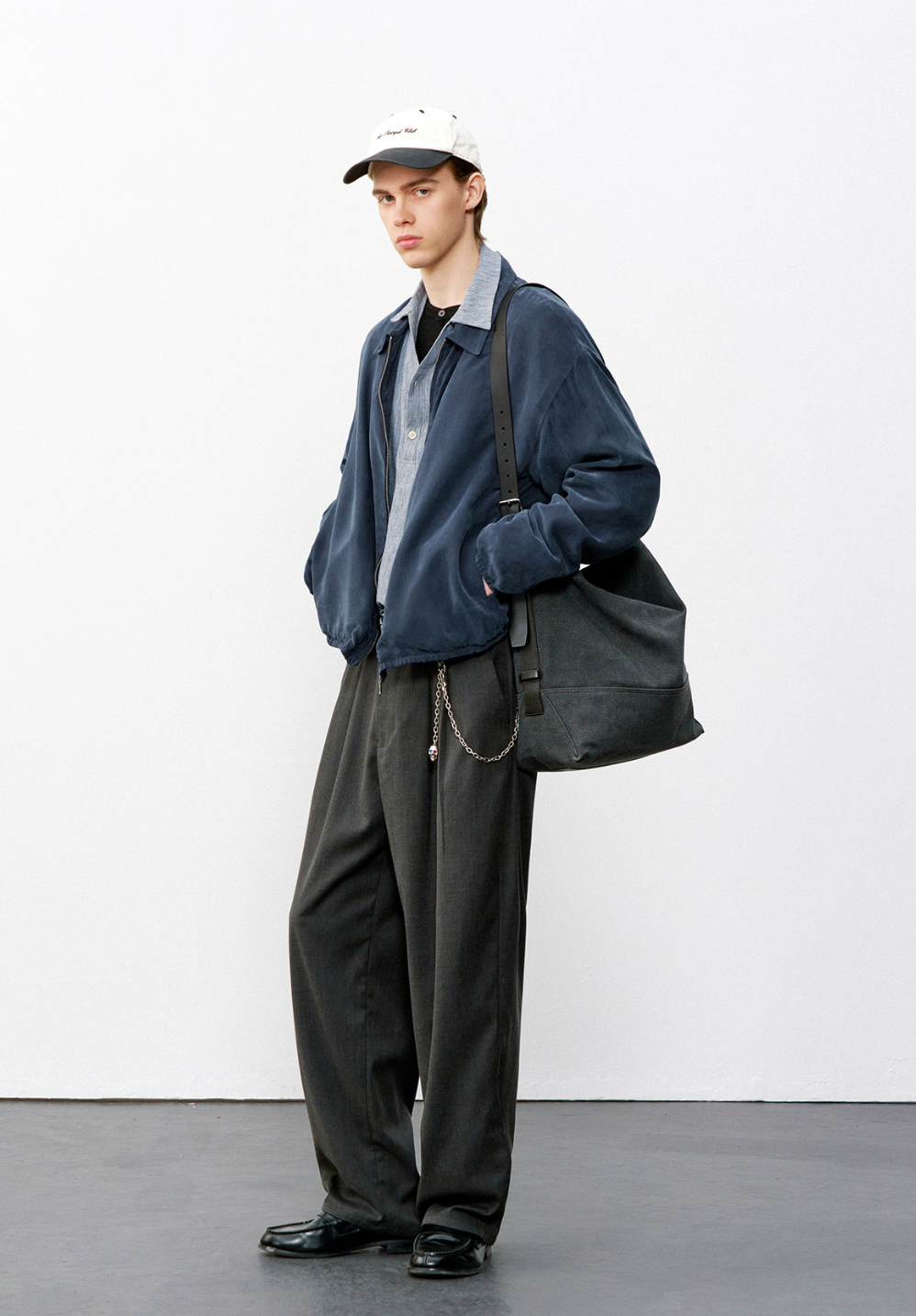 ベルベットタッチ ハリントン ドロップショルダー N6570