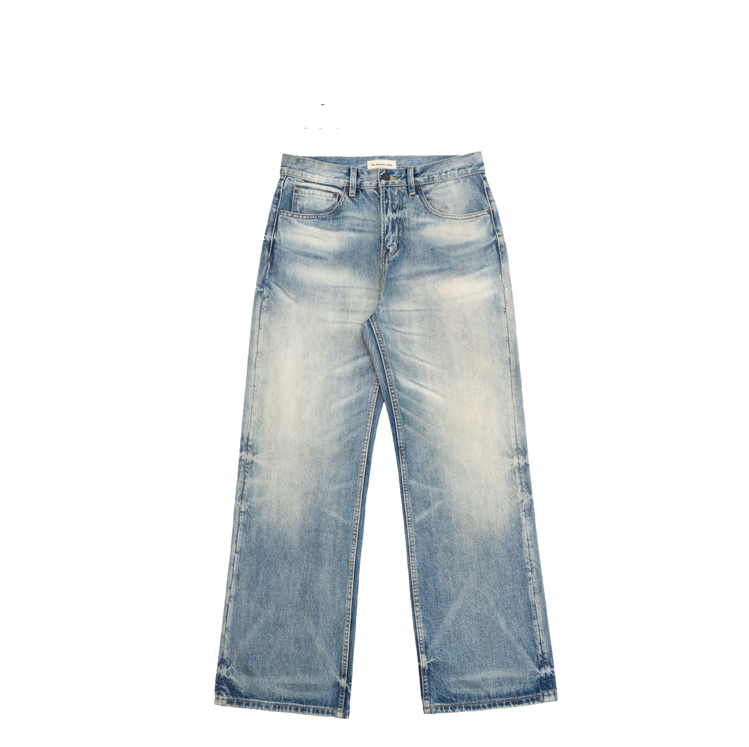 646ネバダウォッシュ ルーズストレートデニム　N6582