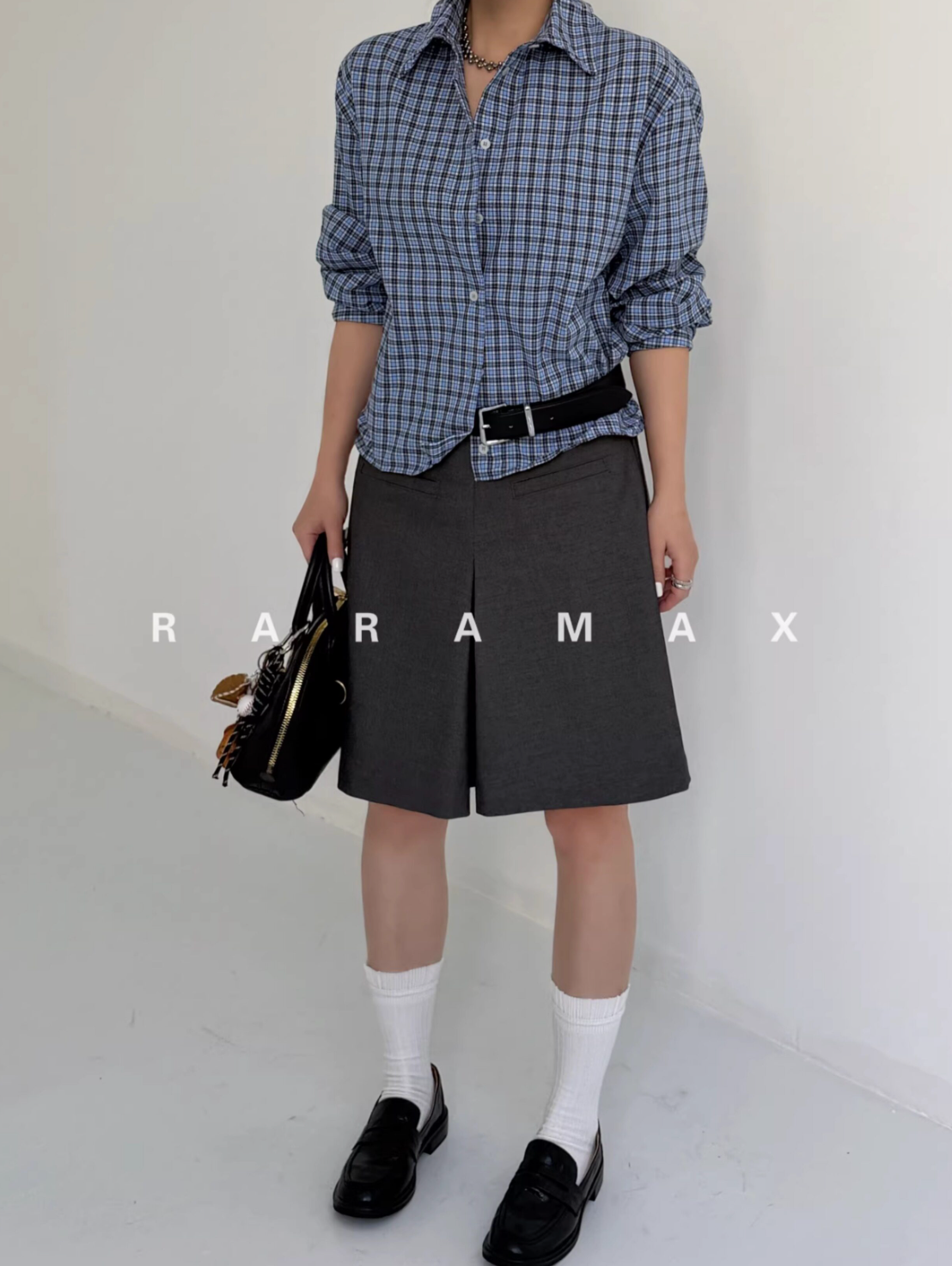 ワイヤー入り チェックシャツ N6677