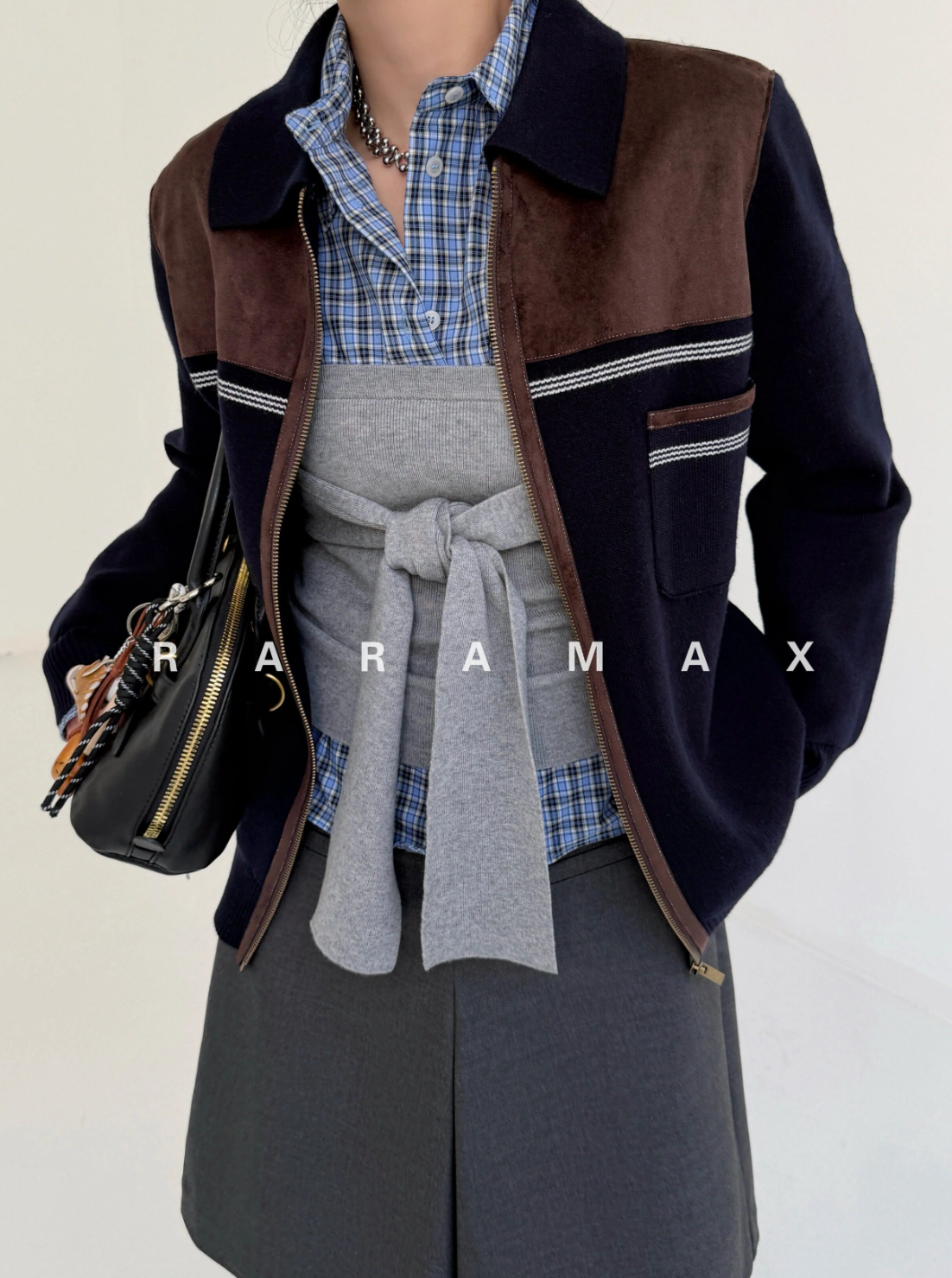 ワイヤー入り チェックシャツ N6677