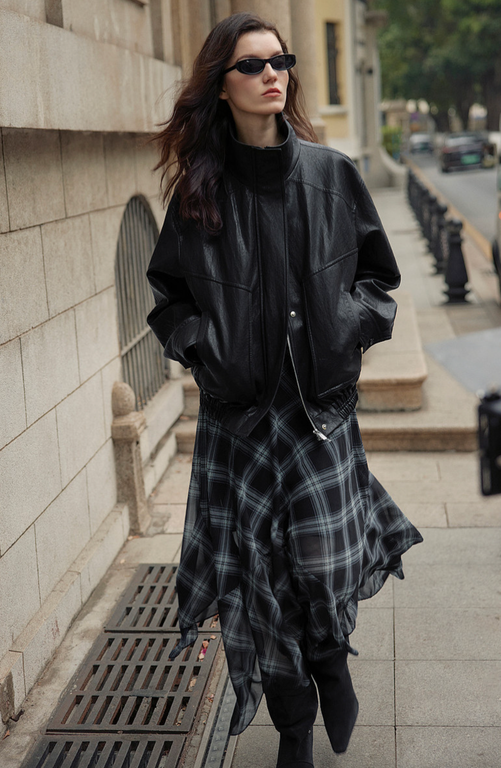 オイルワックス スタンドカラーブルゾン N6717