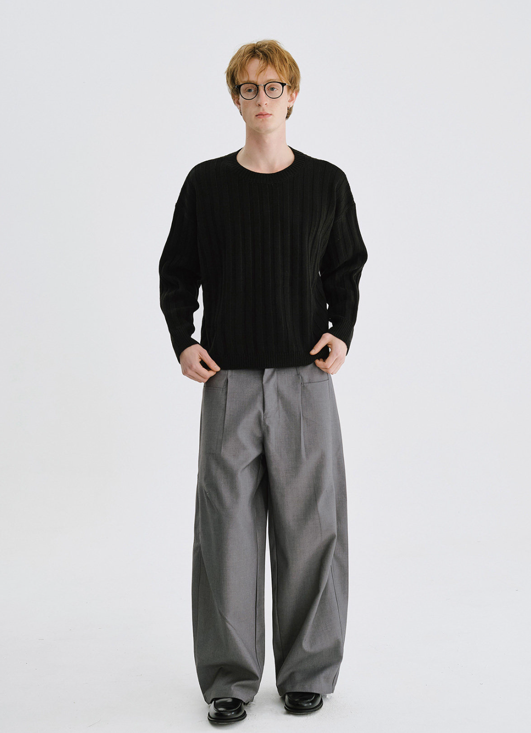 ミニマルリブ クリーンフィットニットN6714