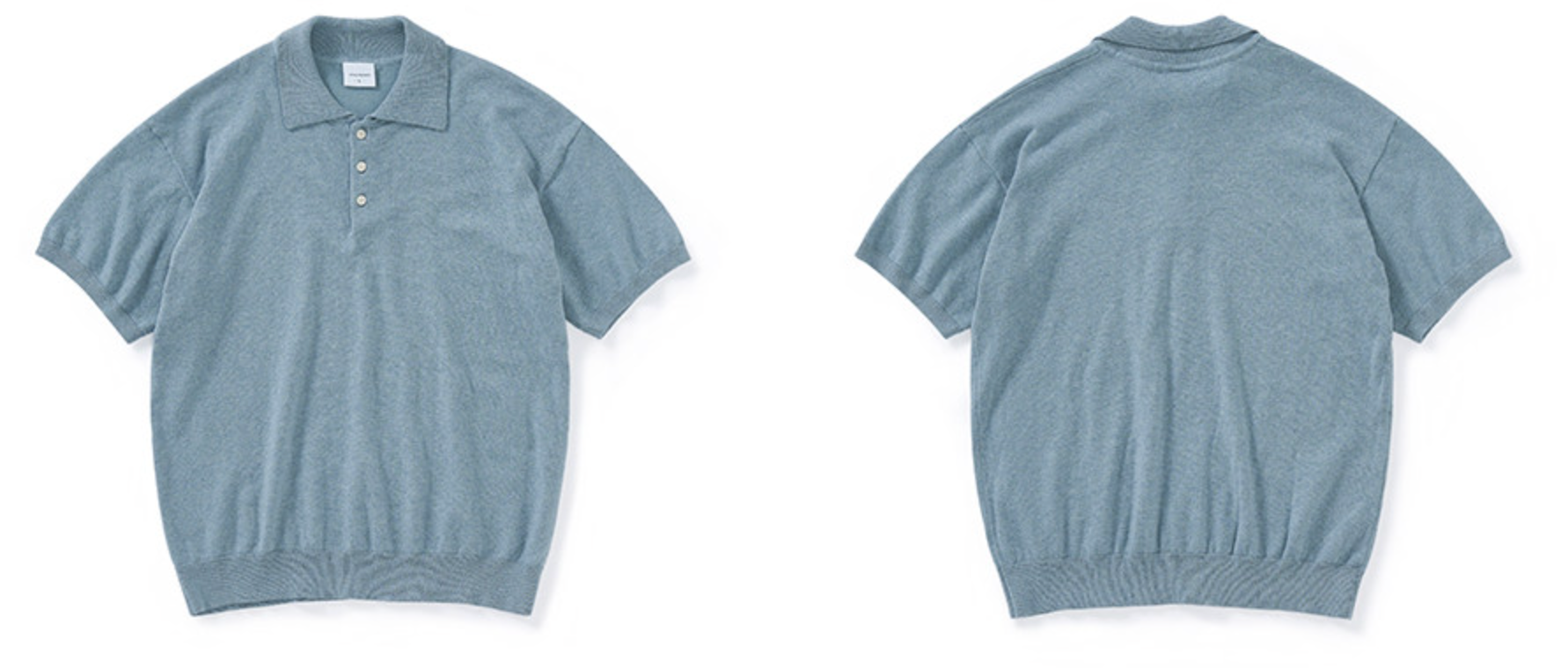 カシミヤコットン ニットポロシャツ N6734