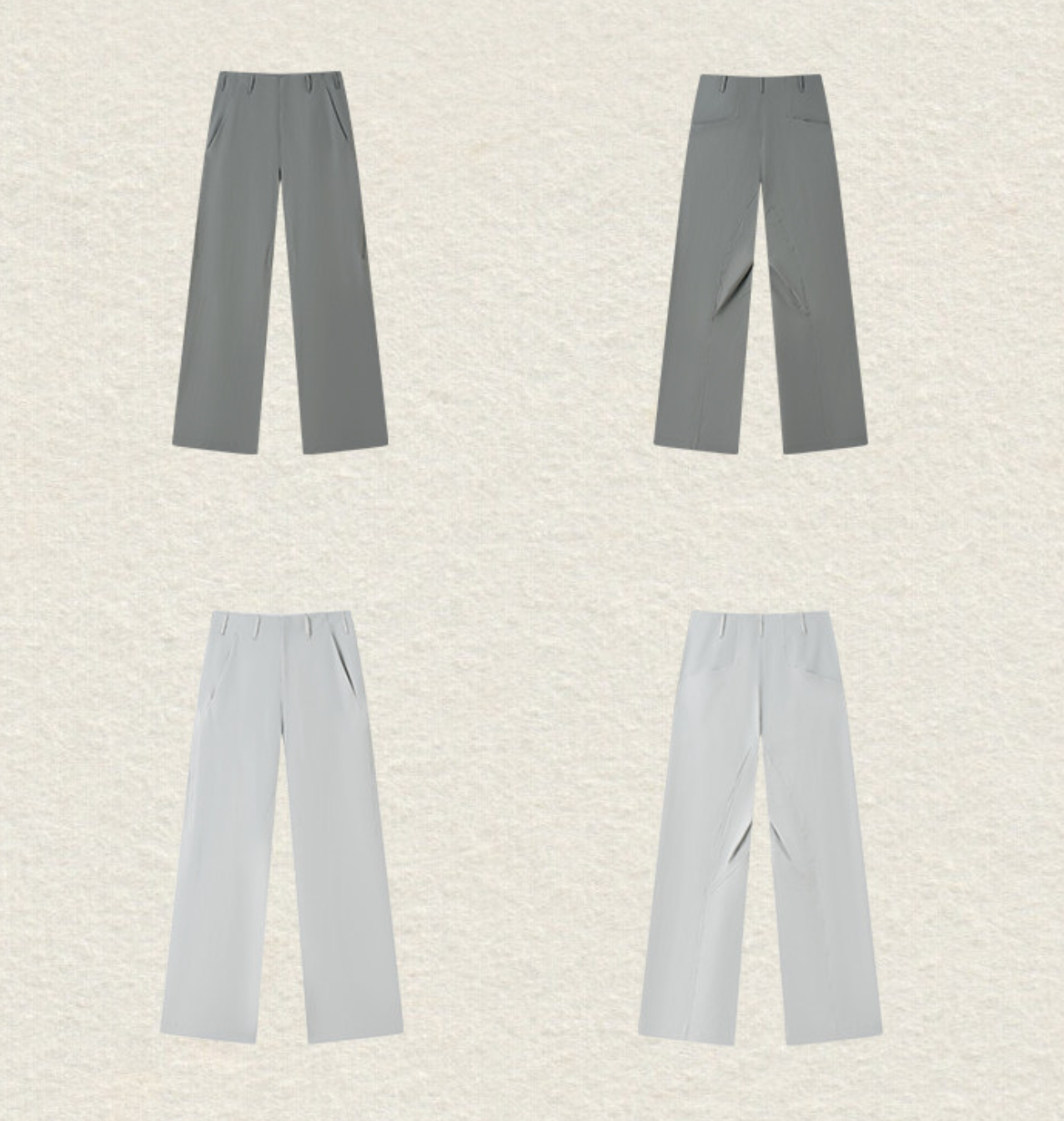 シームレス 高機能ワイドスラックス　N6773