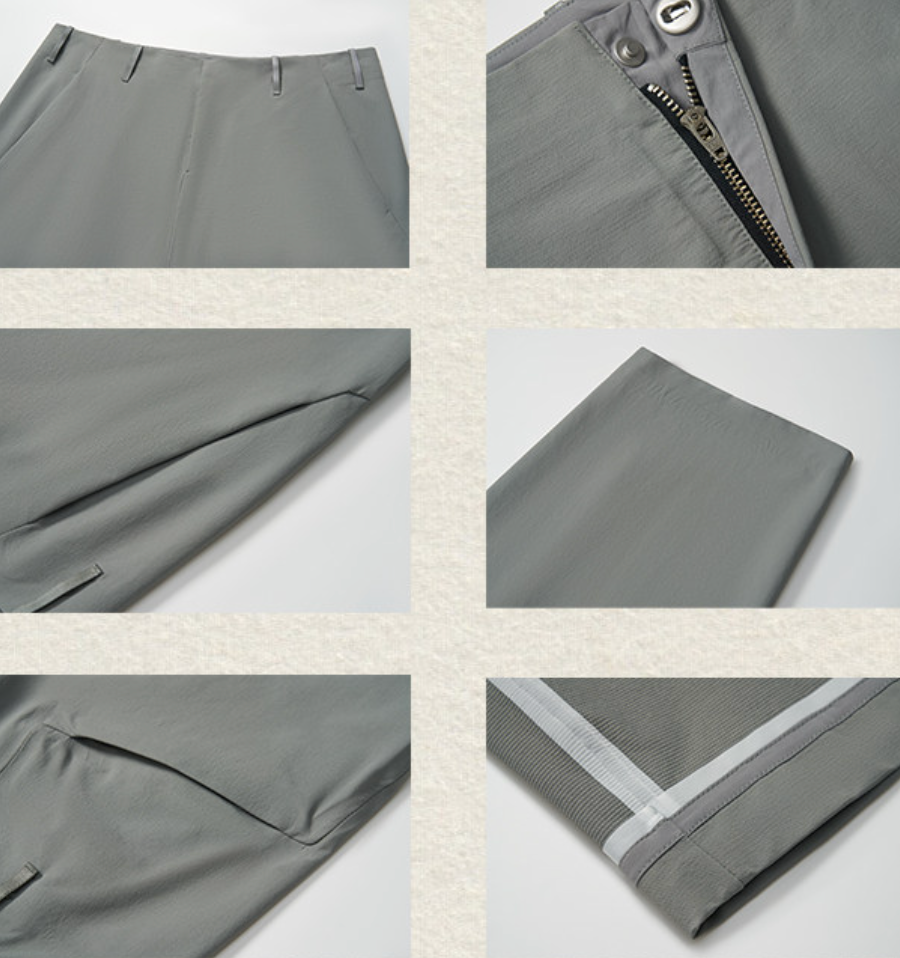 シームレス 高機能ワイドスラックス　N6773