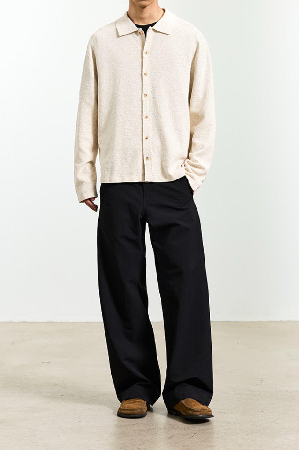 シームレス 高機能ワイドスラックス　N6773