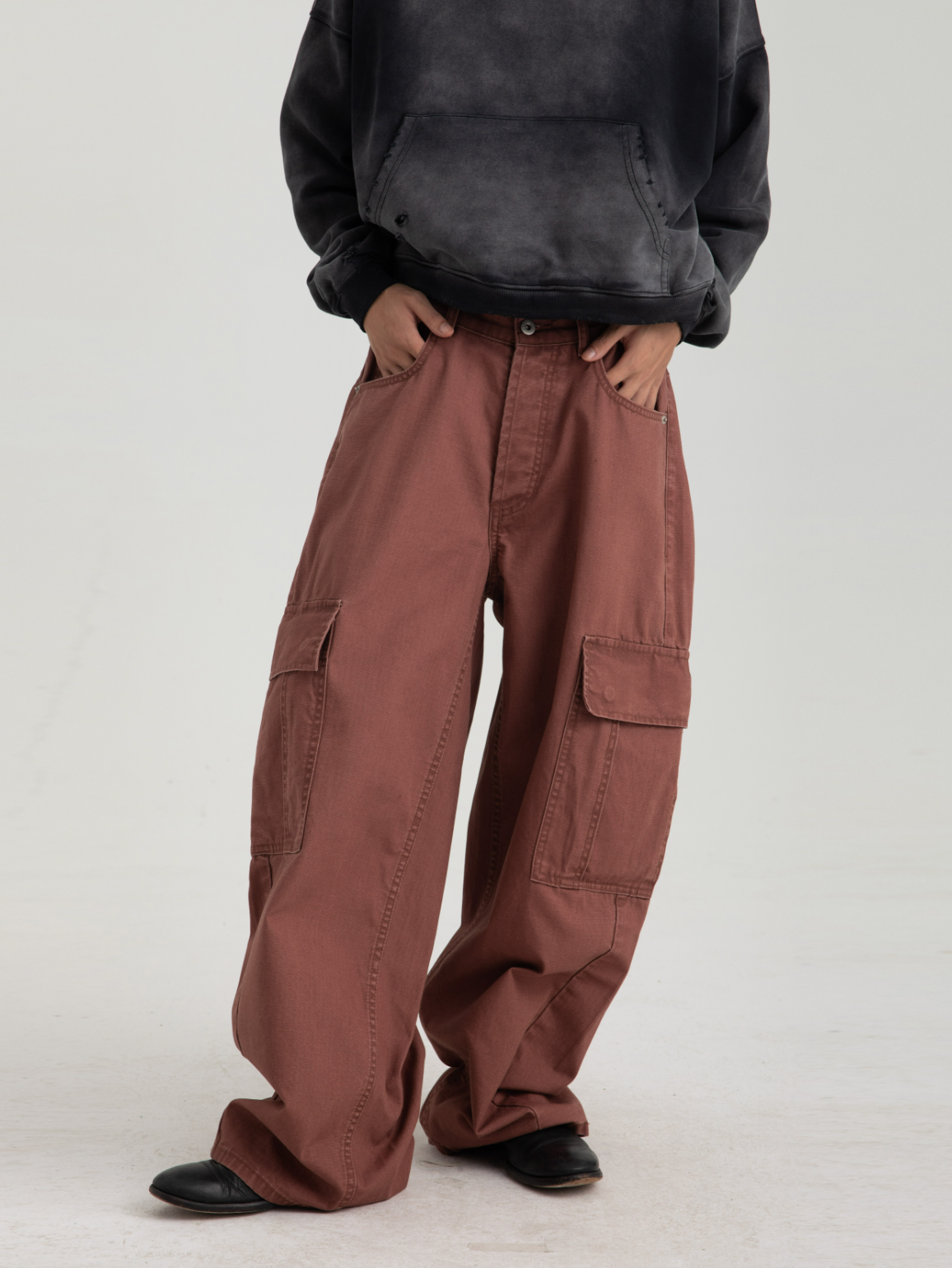 リップストップ バギーカーゴパンツ　N6793