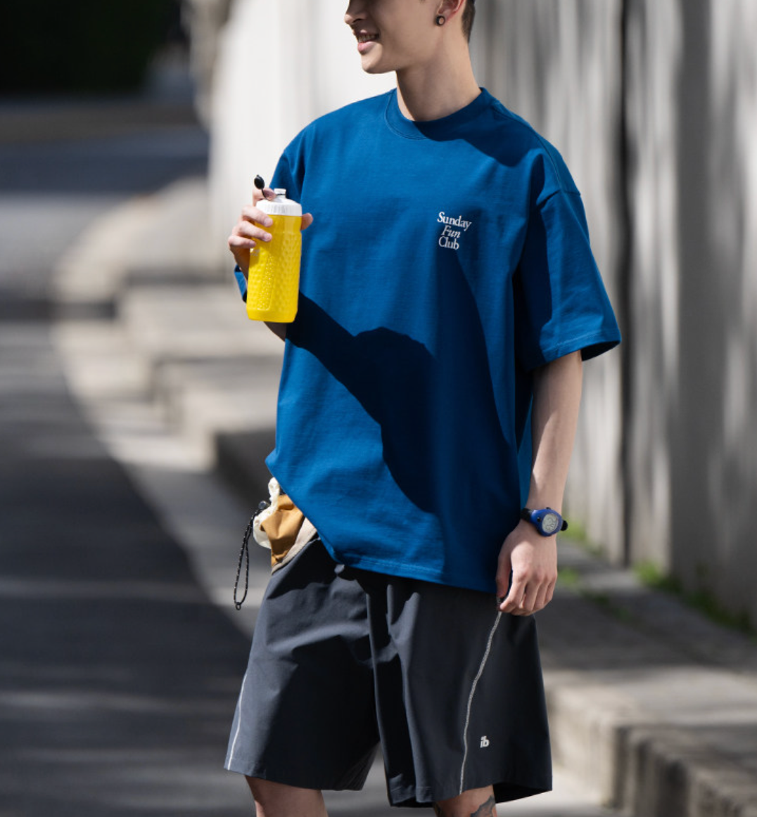 7A抗菌 冷感 バックプリント コットンTシャツ N6967