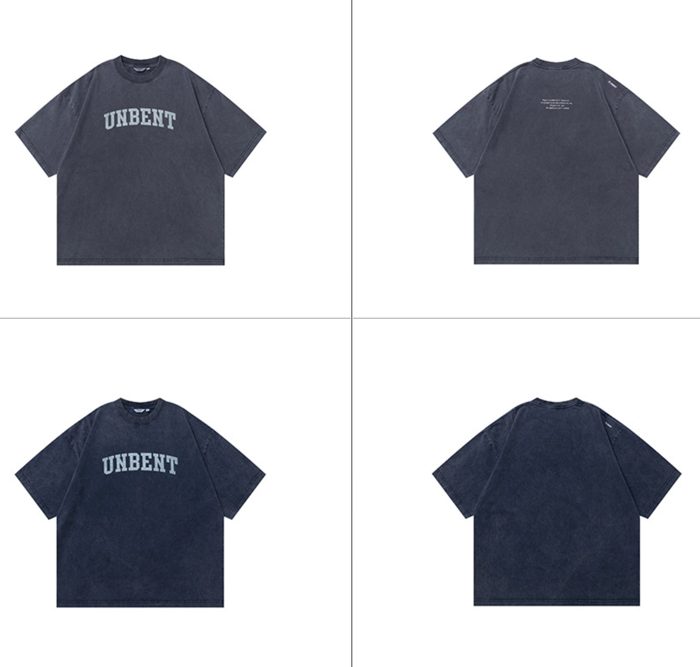 ガーメントウォッシュ カレッジロゴ ルーズTシャツ　N6970
