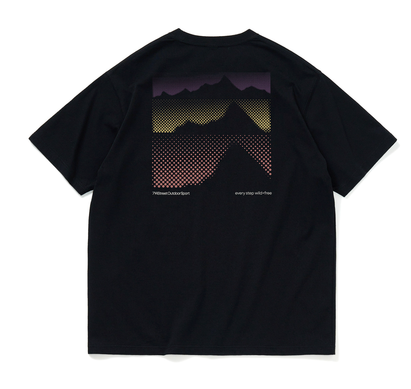 マウンテングラフィック UVカット半袖Tシャツ N7012